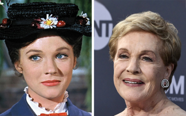 Julie Andrews a Mary Poppinsban