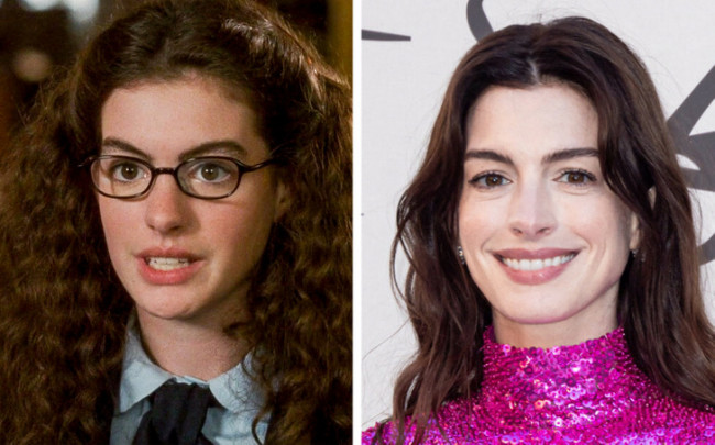 Anne Hathaway a Neveletlen hercegnőben