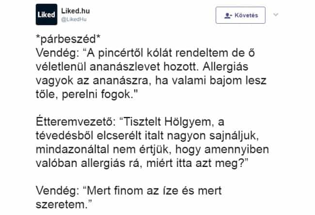 Ételrendelés számtárfeloldása