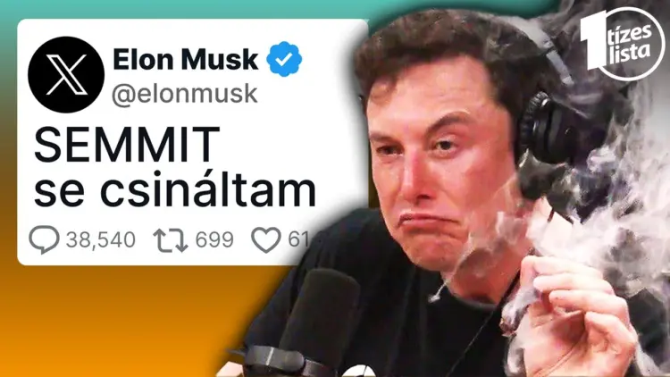 Elon Musk csak drogokkal bírja a munkát? – Erre tartunk #4 – videó