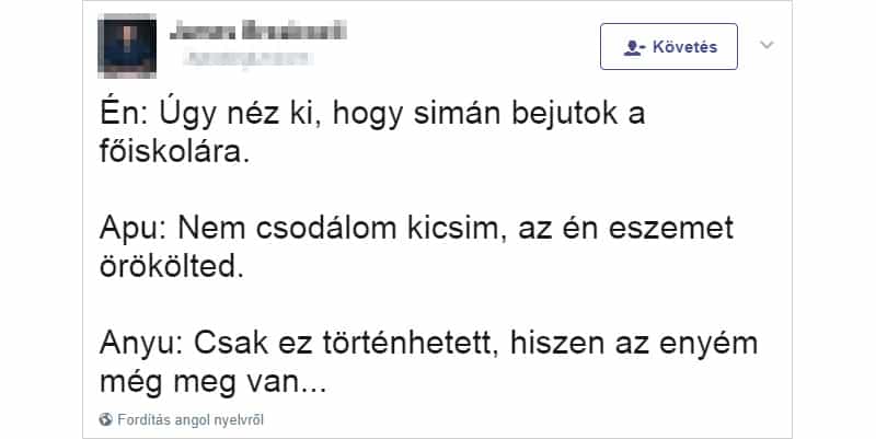 Kegyetlen anyai humor