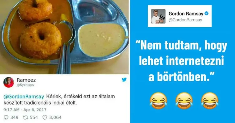 14 ember, aki büszkén elküldte „remekművét’ Gordon Ramsay-nek, de a válaszban nem volt semmi köszönet