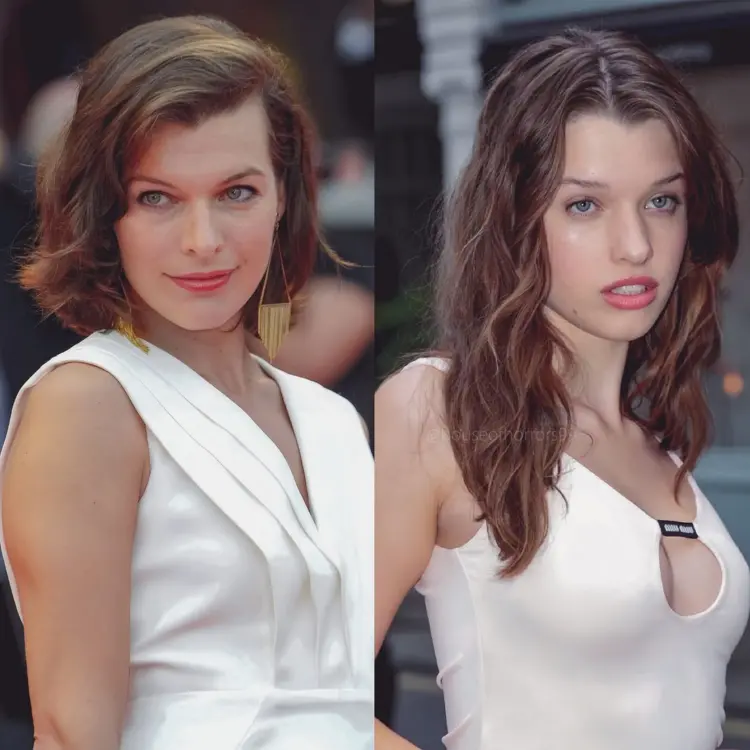 Milla Jovovich és lánya