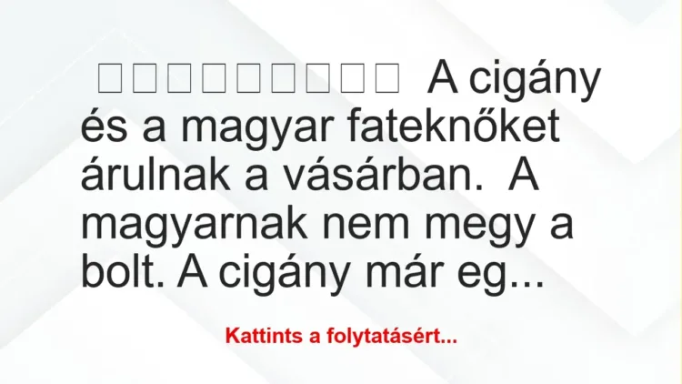 A cigány és a magyar fateknőket árulnak a vásárban