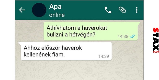 apák és fiaik vicces párbeszéd