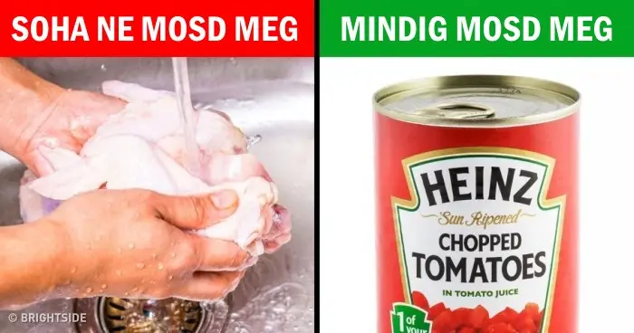 5 élelmiszer, amit ne moss meg, és 5, amit előkészítés előtt mindig tisztíts meg