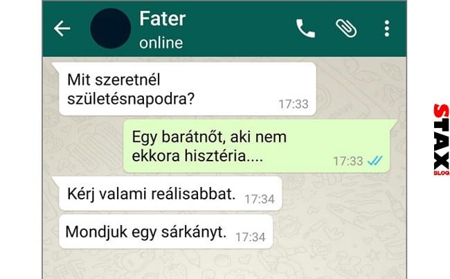 apák és fiaik vicces párbeszéd