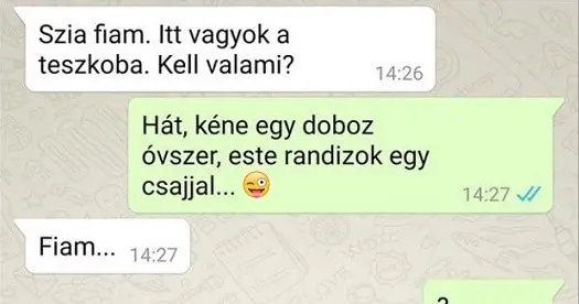 Az apák és fiaik közötti humoros párbeszédek 13 aranyköpése