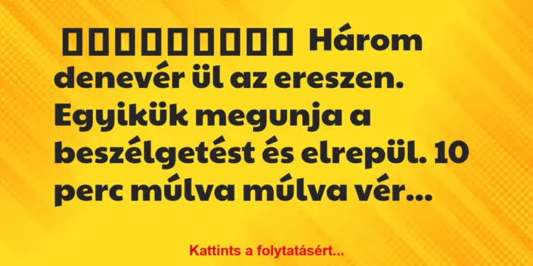 Három denevér ül az ereszen