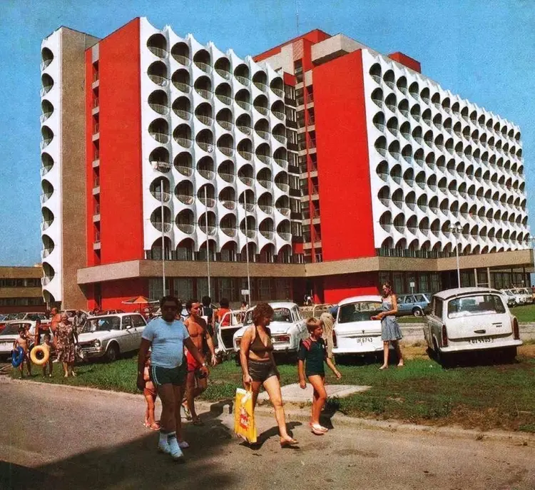 1980-as évek. Siófok, Ezüstpart Hotel.