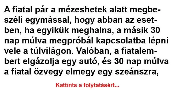 A fiatal pár a mézeshetek alatt megbeszéli egymással