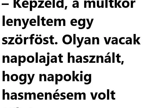 Vicc: Két cápa panaszkodik egymásnak