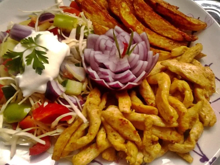 Izgalmas csirkemell Gyros recept