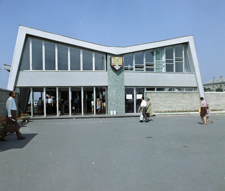 Örs vezér téri metró végállomás,1970.