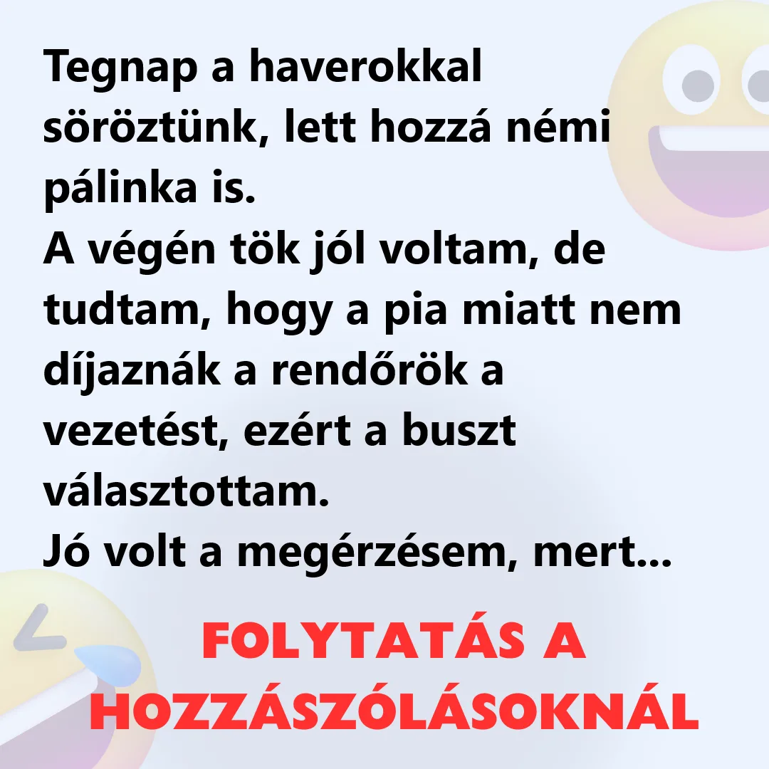 Vicc: Tegnap a haverokkal…