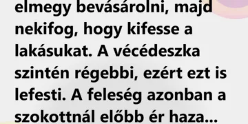 A férj meglepő gyorsasággal színezi újra az otthonukat