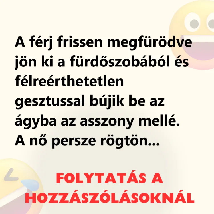 Frisst fürdött férfi lép ki a fürdőszobából