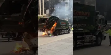 autó és teherautó meghibásodik
 – videó