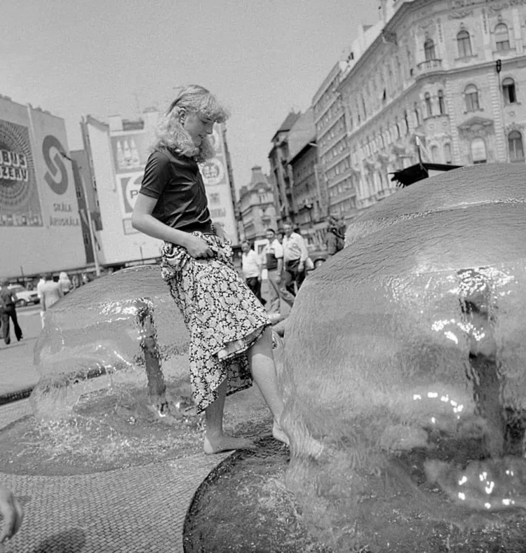 1979. Bp., a Blaha Lujza téren.
FORTEPAN