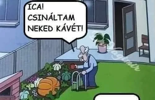 Vicc: Csináltam neked kávét!