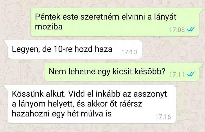 üzenetváltás