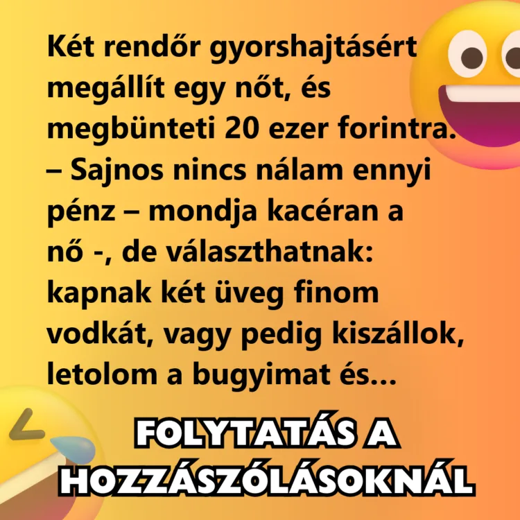 Vicc: Két kisgyerek beszélget. Mondja az egyik: