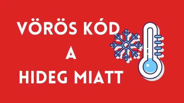 Vörös kódot adott ki a Belügyminisztérium